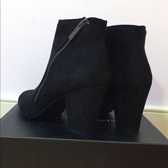 BCBGeneration Black Suede Booties | Size 9M - Picture 2 of 4